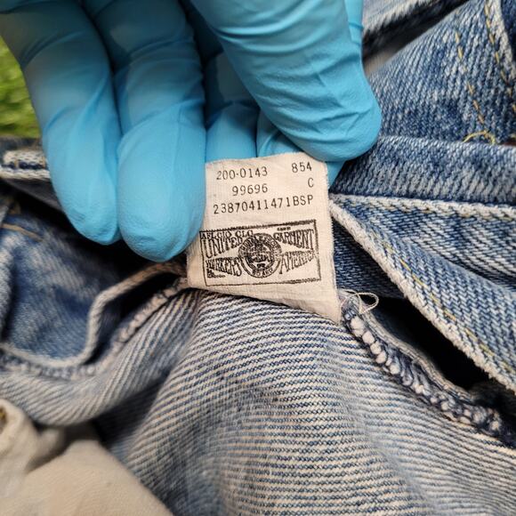 VTG 70s Lee Riders Jeans Mens 28x31 (Tagged 29x32) USA Union - Picture 9 of 9